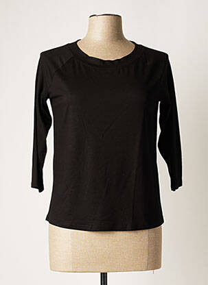 T-shirt noir FRANK WALDER pour femme