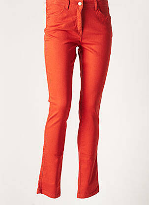 Jeans skinny orange MAE MAHE pour femme