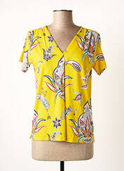 T-shirt jaune DESIGUAL pour femme seconde vue