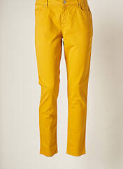 Pantalon slim jaune KANOPE pour femme seconde vue