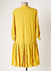 Robe mi-longue jaune YUKA pour femme seconde vue