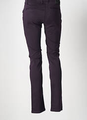 Pantalon droit violet LA CIBLE ROUGE pour femme seconde vue