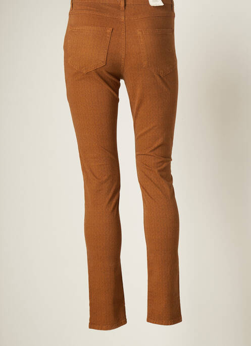 Pantalon slim marron KANOPE pour femme