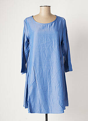 Robe courte bleu ESPERANCE pour femme