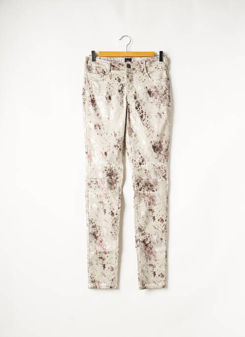 Pantalon slim stretch taille normale gris NÜ femme