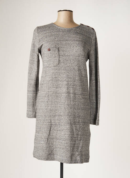 Robe mi-longue gris NICE THINGS pour femme