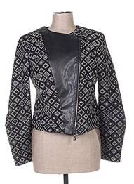 Veste casual epaulette noir PINKO femme