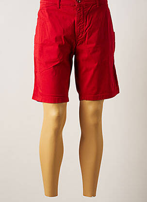 Short rouge PIONEER pour homme