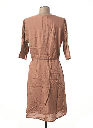Robe courte manches courtes manches courtes marron CREAM femme
