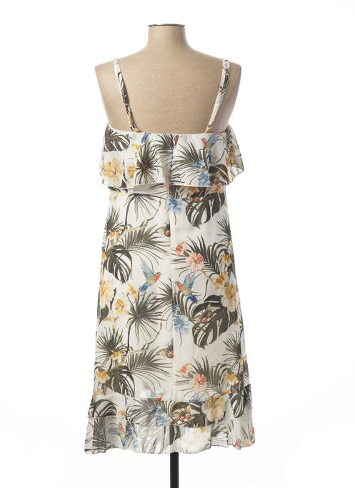 Robe mi-longue vert MISS TONIC pour femme