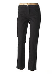 Pantalon slim tissage popeline taille normale noir EUGEN KLEIN femme
