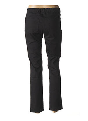 Pantalon slim tissage popeline taille normale noir EUGEN KLEIN femme