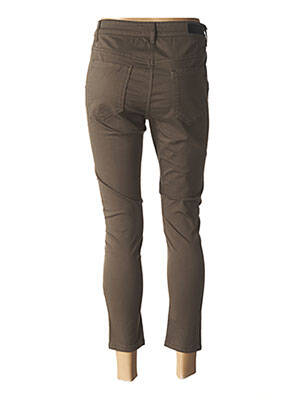 Pantalon 7/8 stretch taille normale vert CARLA KOPS femme