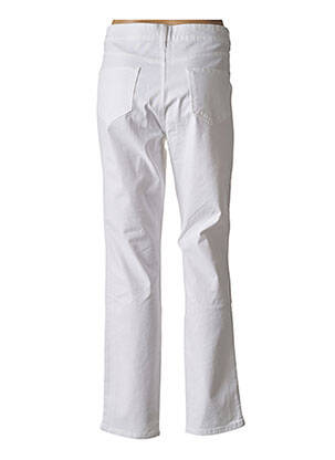 Pantalon droit stretch taille normale blanc CAMBIO femme