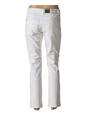 Pantalon 7/8 stretch taille normale blanc CAMBIO femme