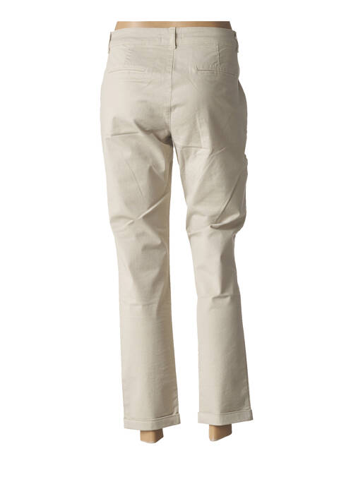 Pantalon 7/8 beige FRACOMINA pour femme