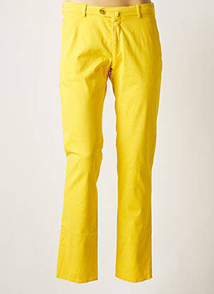 Pantalon chino jaune EMMANUELLE KHANH pour homme