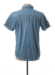 Chemise manches courtes bleu TIMEZONE pour homme seconde vue