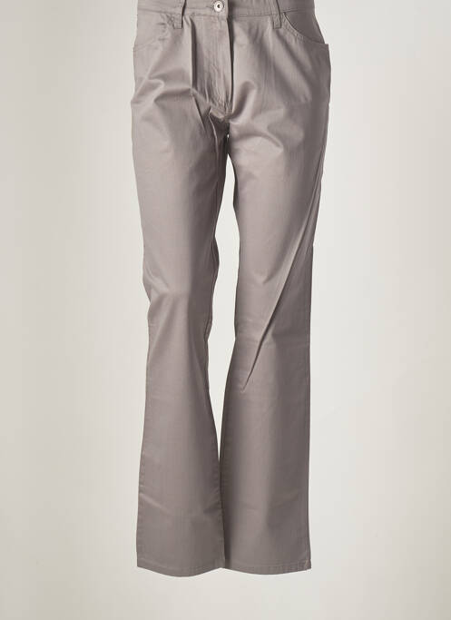 Pantalon droit gris SETRAK pour femme
