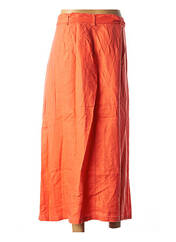 Jupe longue orange OPEN END pour femme seconde vue