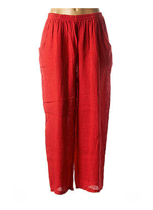 Pantalon large rouge OLIVER JUNG pour femme