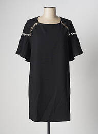 Robe courte manches courtes manches courtes noir MOLLY BRACKEN femme