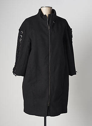 Manteau court noir BSB pour femme