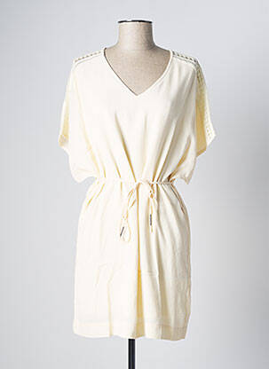 Robe courte beige SUNCOO pour femme
