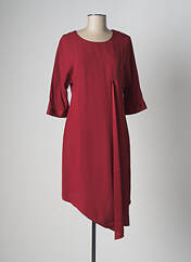 Robe mi-longue rouge SISLEY pour femme seconde vue