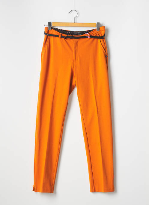 Pantalon droit orange SCOTCH & SODA pour femme