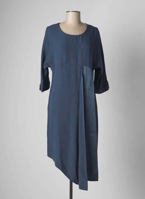 Robe mi-longue bleu SISLEY pour femme