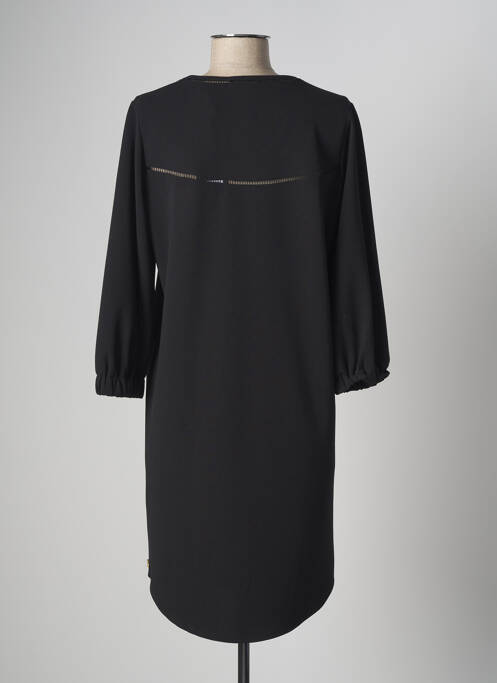 Robe mi-longue noir SCOTCH & SODA pour femme