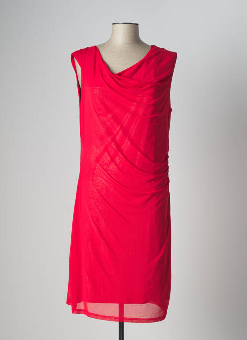 Robe mi-longue rouge SMASH WEAR pour femme