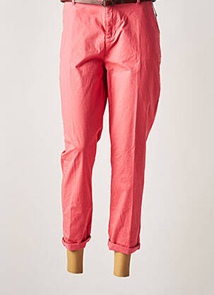 Pantalon 7/8 stretch taille normale rose MAISON SCOTCH femme
