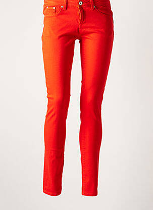 Pantalon slim orange BLEND SHE pour femme