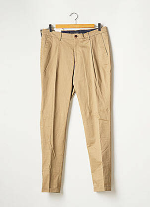 Pantalon chino stretch taille normale beige SCOTCH & SODA homme