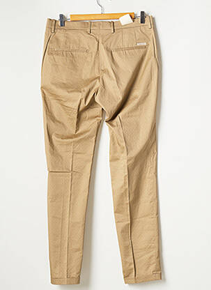 Pantalon chino stretch taille normale beige SCOTCH & SODA homme
