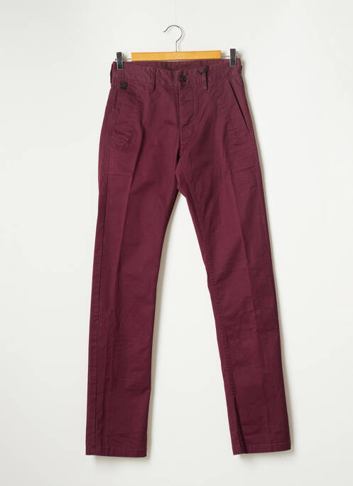 Pantalon chino violet G STAR pour homme
