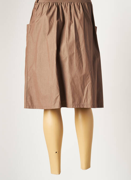 Jupe mi-longue marron CLAUDIE PIERLOT pour femme