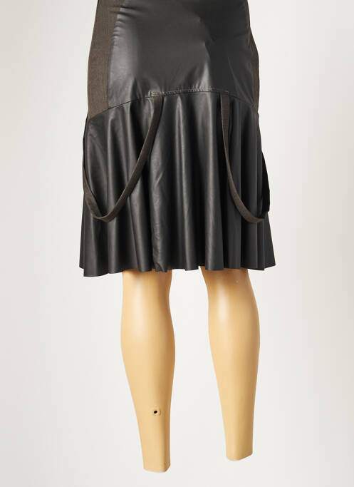Jupe mi-longue noir GARELLA pour femme
