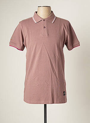 Polo marron RECYCLED ART WORLD pour homme