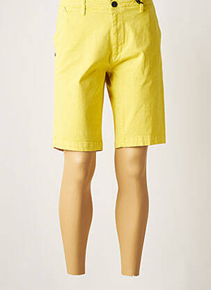 Short jaune RECYCLED ART WORLD pour homme