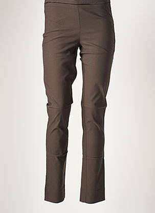 Pantalon slim taille élastique taille normale gris MYRINE ANTWERP femme