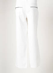 Pantalon droit blanc FLEUR DE SEL pour femme seconde vue