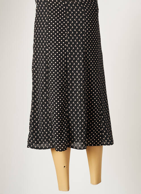 Jupe mi-longue noir PAUL BRIAL pour femme