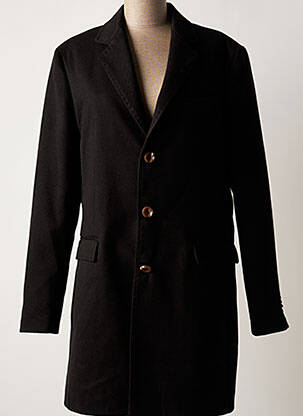 Manteau long noir IMPERIAL pour femme
