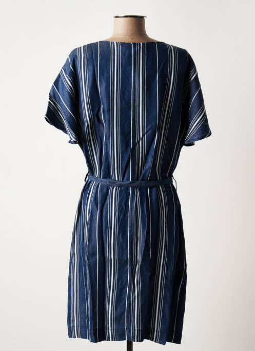 Robe mi-longue bleu LAUREN VIDAL pour femme