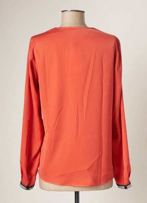Blouse orange TINTA STYLE pour femme
