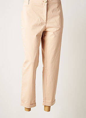Pantalon 7/8 stretch taille normale rose EVA KAYAN femme