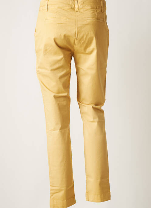 Pantalon chino jaune LAUREN VIDAL femme